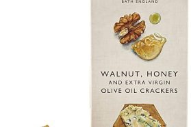 Walnut, honey cracker