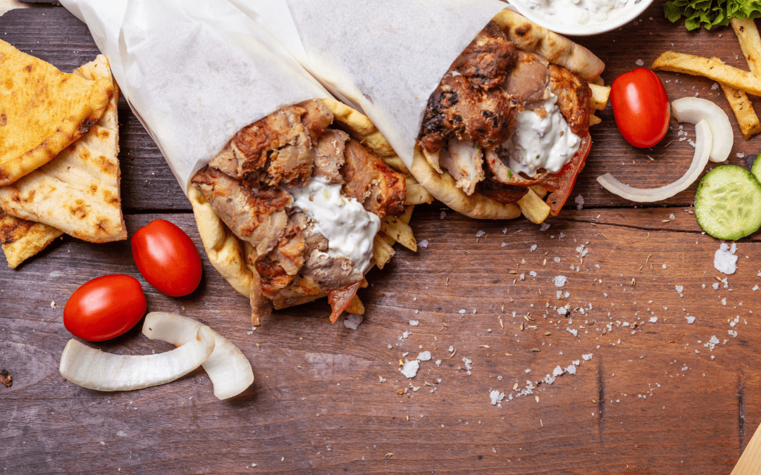 Easter Feasting – Crispy Lamb Gyros